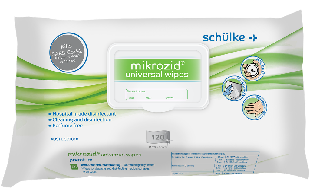 MIKROZID UNIVERSAL WIPES PACK OF 120