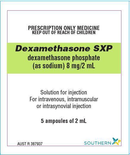 S4 DEXAMETHASONE SXP 8MG / 2ML AMP - BOX OF 5