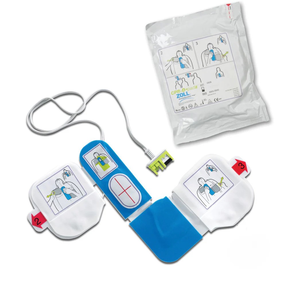 ZOLL AED DEFIBRILLATOR CPR-D PADS 8900-0800-01 (1 PAIR PER PACK)