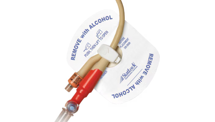 STATLOCK FOLEY STABILIZATION DEVICE - FOR LATEX AND SILICONE CATHETERS - Box of 25 (FOL0102)