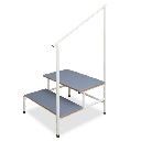 TASK MEDICAL DOUBLE STEP STOOL WITH HANDLE RAIL