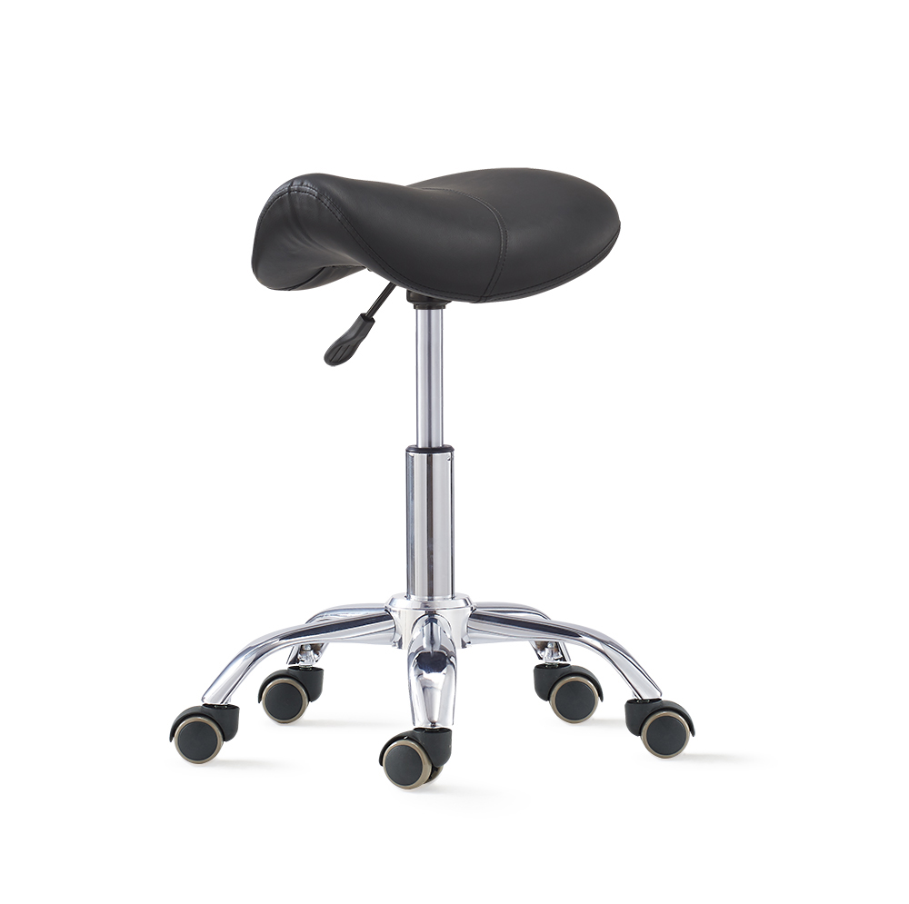 TASK MEDICAL SADDLE STOOL BLACK