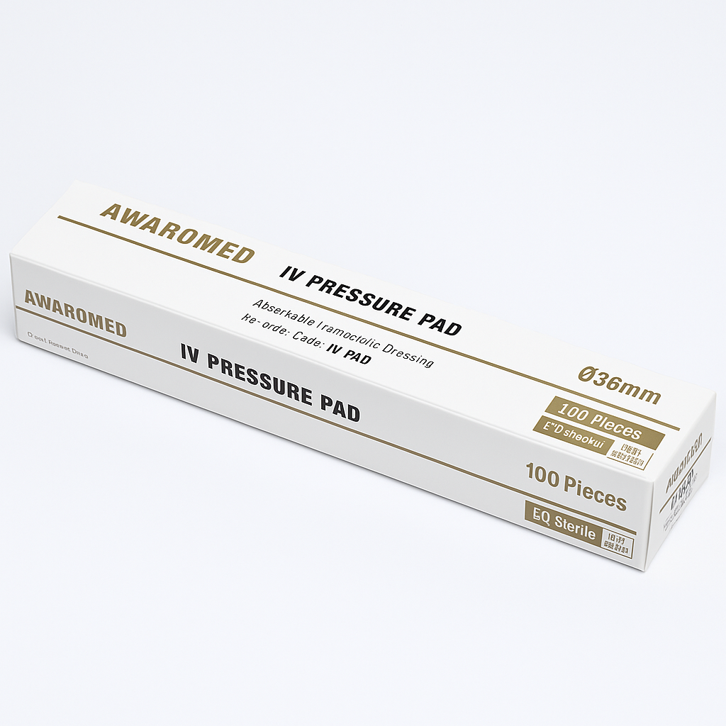 AWARDMED IV PRESSURE PAD 36mm, 16mm Pads (IVPAD) - Box of 100