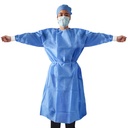 TASK SMS BLUE ISOLATION GOWN - 50 25gsm BLUE