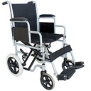 TRANSIT STEEL WHEELCHAIR SOLID TYRES 18"