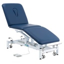 TASK MEDICAL HI-LO EXAMINATION COUCH 3 SECTION 1 MOTOR 70CM WIDE NAVY BLUE