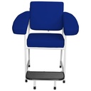 TASK BLOOD COLLECTION CHAIR NAVY BLUE