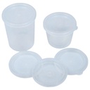 CONSTAR MEDICINE CUPS LIDS - Pack of 25