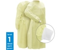 SAFEWEAR SMS ISOLATION GOWN AAMI LEVEL 1 REGULAR YELLOW - Box of 50